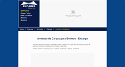 Desktop Screenshot of encarpa.cl